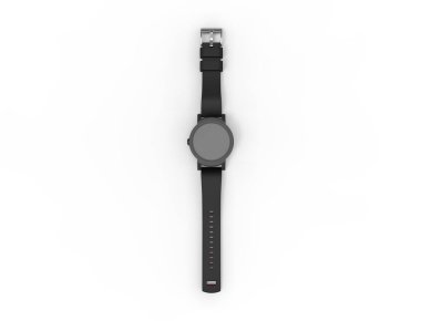 Beyaz stüdyo arka planda bir akıllı saat 3d illüstrasyon,