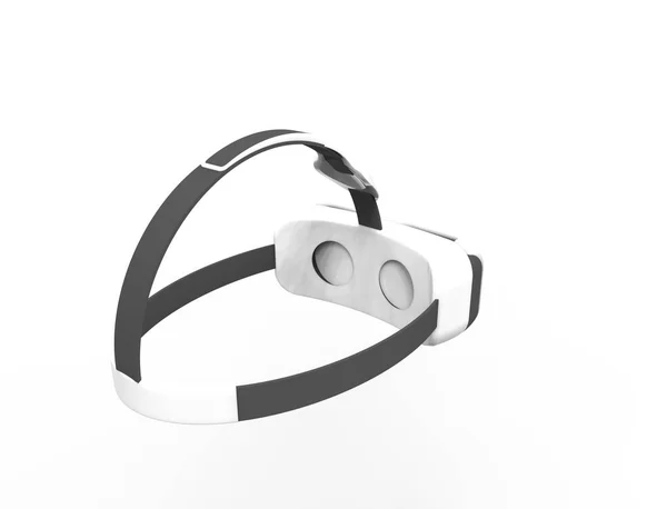 Renderowanie 3D okularów wirtualnej rzeczywistości w białym tle. — Zdjęcie stockowe