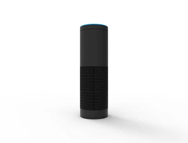 Beyaz arka planda izole edilmiş sanal bir ses asistanının 3d render.