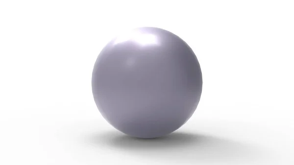 Sphere ball 3d renderelés több anyag elszigetelt stúdió háttér — Stock Fotó