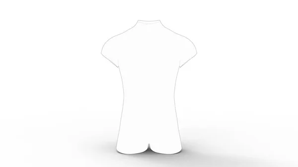 3d rendering of a male torso isolated in white background — 스톡 사진