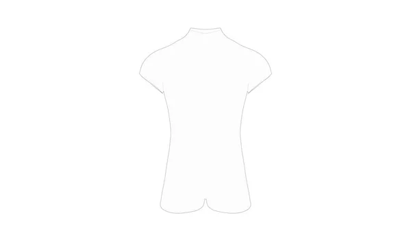 Representación 3d de un torso macho aislado en fondo blanco — Foto de Stock