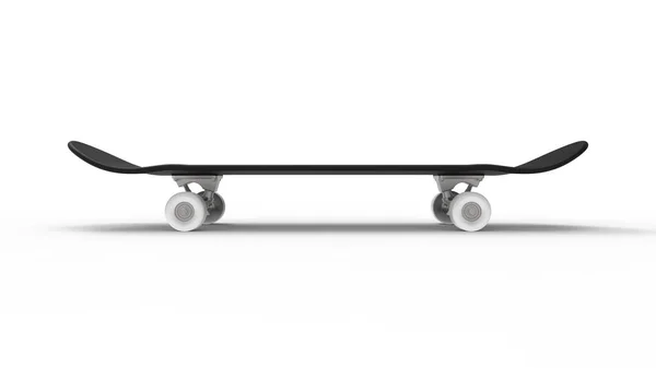 3D vykreslení skateboardu izolované v bílém pozadí — Stock fotografie