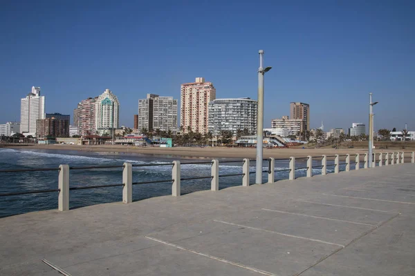 View of Durban Beachfront from Pier — Stock Photo, Image