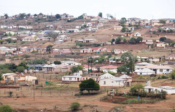 Informal  Housing Constructed on Hillside — Stock Photo, Image