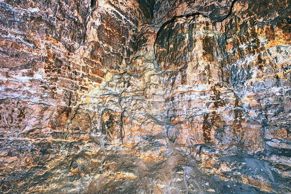 Túnel Subterráneo Construido Suave Roca Arenisca Refugio Subterráneo Para Perseguidos —  Fotos de Stock