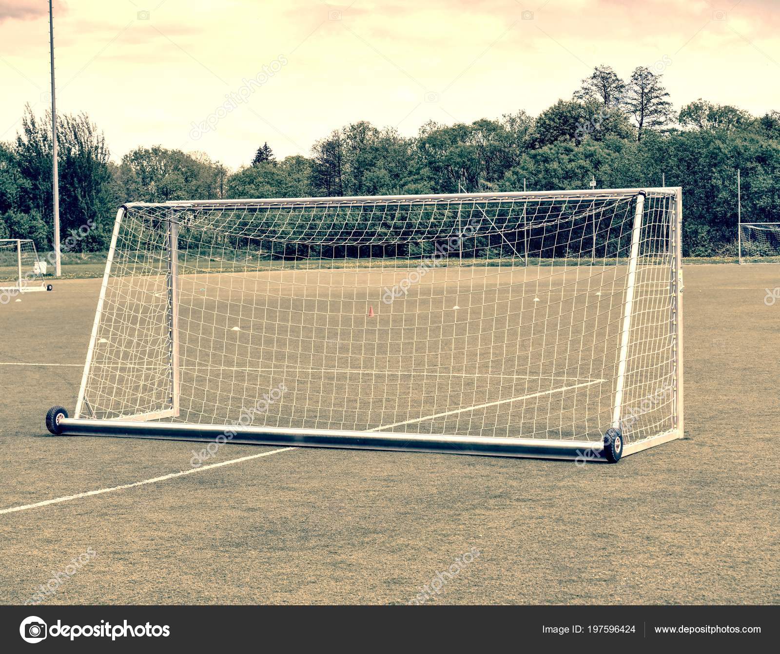 Football Soccer Field Goal Soccer Field Soccer Football Net Background Stock Photo Image By C Rdonar