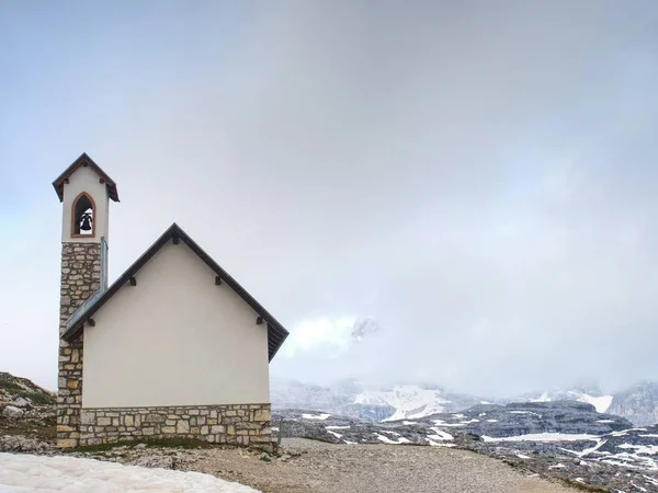 Tre Cime Turné Fjällkapell Nära Tre Cime Lavaredo Dolomiterna Alperna — Stockfoto