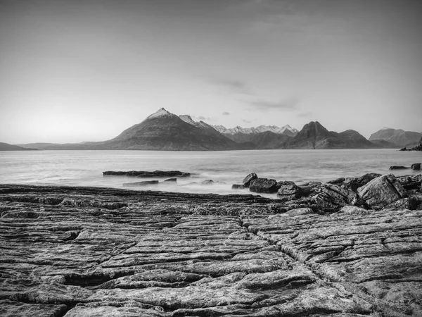 Den Berömda Rocky Bay Elgol Isle Skye Skottland Cuillins Berget — Stockfoto