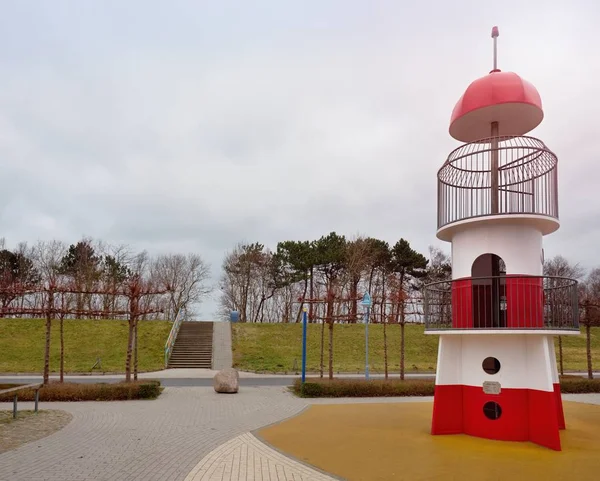 Zingst Ermany Enero 2018 Faro Como Atracción Para Los Niños —  Fotos de Stock