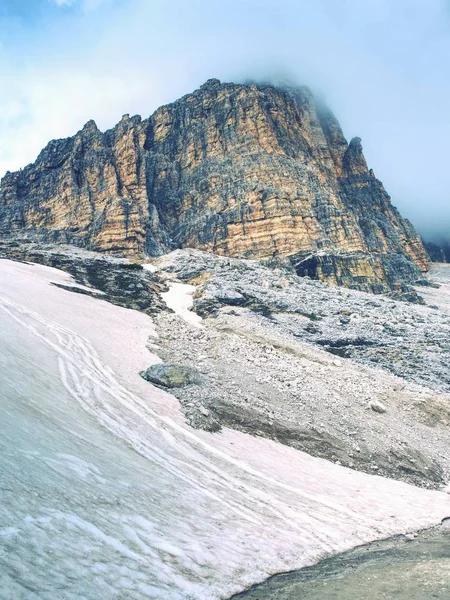 Great View Alpine Tre Cime Lavaredo Massif Location National Park — Stock Photo, Image