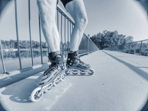 Rango Doksy República Checa Octubre 2018 Hombre Patinador Patines Cáscara — Foto de Stock