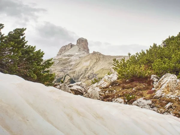 Vilda Skönheten Dolomiterna Torre Toblin Berg Tur Runt Tre Cime — Stockfoto