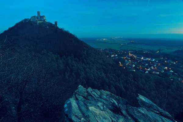 Podzim Bezděz Tvrz Praha Česká Republika — Stock fotografie