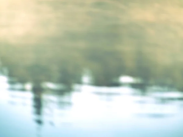 日の出のトウヒ林を反映して湖面の抽象的な性質の背景 — ストック写真