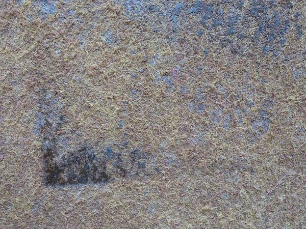 Brandstellen Alten Abgenutzten Teppichen Beschädigte Stellen Kunststoffboden — Stockfoto