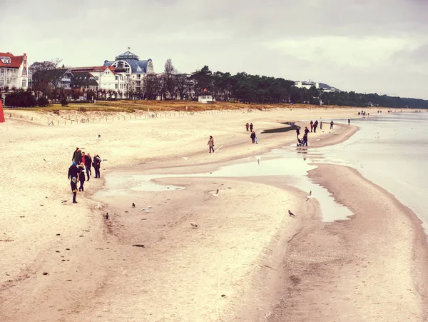 Binz Sur Île Ruegen Allemagne Janvier 2018 Kurhaus Bâtiment Spa — Photo