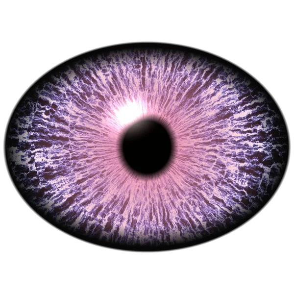 Extraño Ojo Humano Con Pupila Espinilla Retina Oscura Iris Delgado —  Fotos de Stock