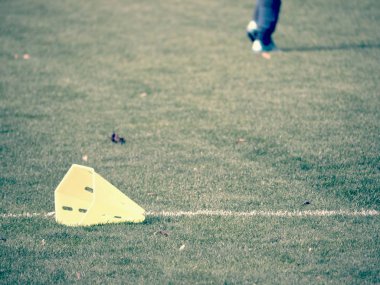 Futbol Yeşil Çim. Futbol Futbol Eğitim Ekipmanları