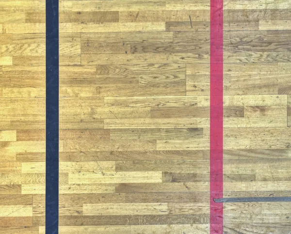 Rote und schwarze Linie. Squash Court mit der roten Linie. — Stockfoto