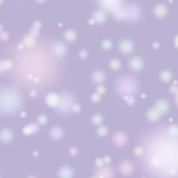 Brillantes copos de nieve fondo borroso en colores rosa celeste — Foto de Stock