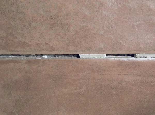 バスルームの水平長方形のタイル張りの壁 — ストック写真