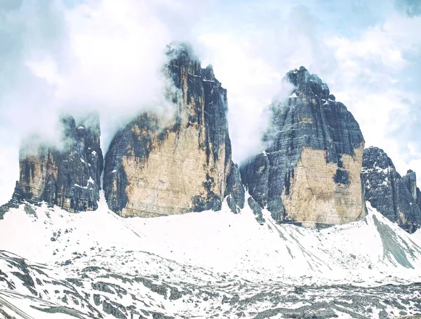 İtalya Alpleri, Tre Cime Di Lavaredo, Dolomitler, Avrupa — Stok fotoğraf