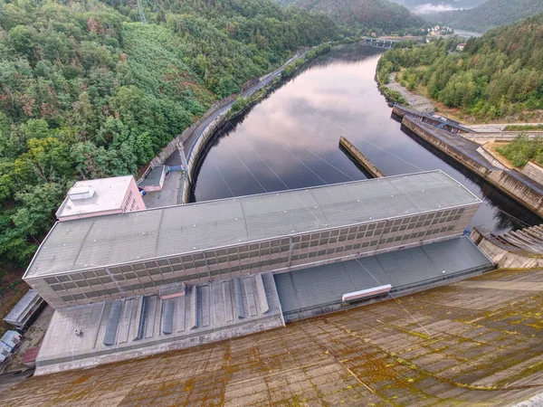 Orlik dam. The highest dam in the Czech republic — Stock Photo, Image