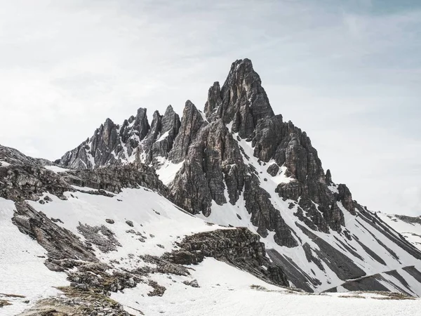 Panoramautsikt Över Monte Paterno Paternkofel Vid Populära Tre Cime Lavaredo — Stockfoto