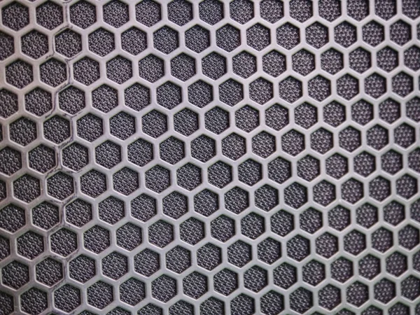 Acoustic systems. Metal grating on the sound dynamics — Stock Photo, Image