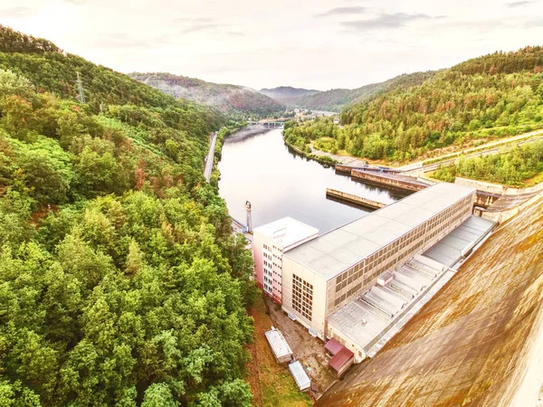 Orlik dam. The highest dam in the Czech republic — Stock Photo, Image