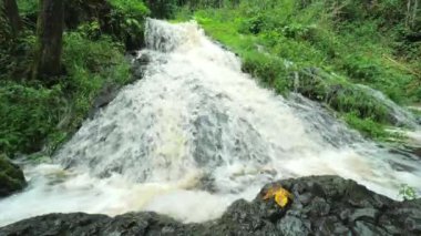Wild Mountain deresi çağlayanı ve güzel akıntıları yaratır. Taş kayalarla Bubbling Creek 'in detayları. Bobri vodopad adı kunduz şelalesi anlamına gelir..