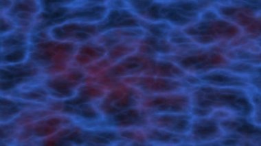 Ağır karanlık maddede kara şimşek. Elektrikli mavi sihirli ışınlar bilgisayar veya beyin fırtınasında dijital sinyal gösteriyor. Yavaş çekim