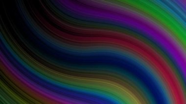 Soyut renk dalgaları daireler çiziyor. Hipnotize edici desen ışığı yanardöner arkaplan sızdırır. Gerçeküstü etki.