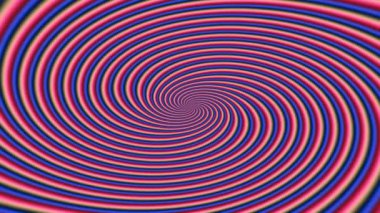 Hipnoz mavisi pembe spiral ilüzyon döngüsü. 