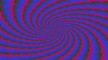 Bilgisayar bulanık hareket eden renkli dalgalı bıçaklardan modern bir arkaplan oluşturdu