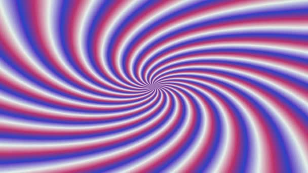 Hypnotisk Psykedelisk Färgglad Tunnel Färgglada Kalejdoskopisk Prydnad Abstrakt Symmetrisk Form — Stockvideo