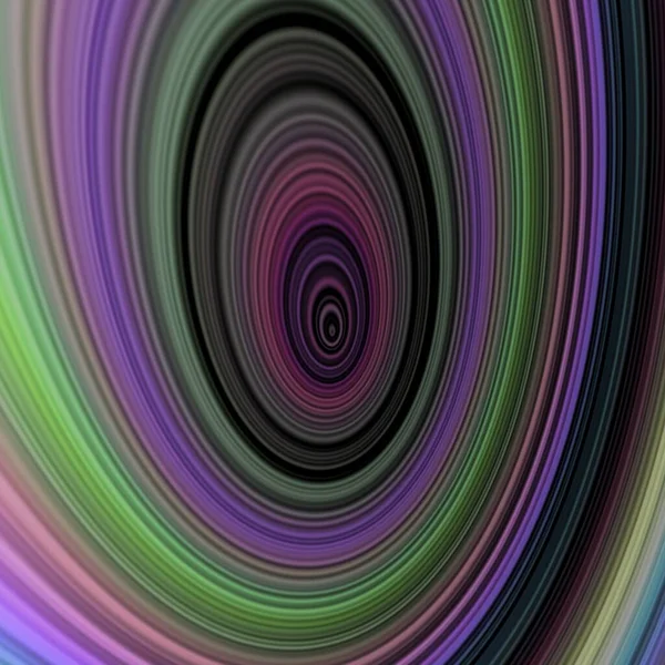 Кольори Спектральних Хвиль Сучасній Еліптичній Формі Відкритий Рот Абстрактний Фон — стокове фото