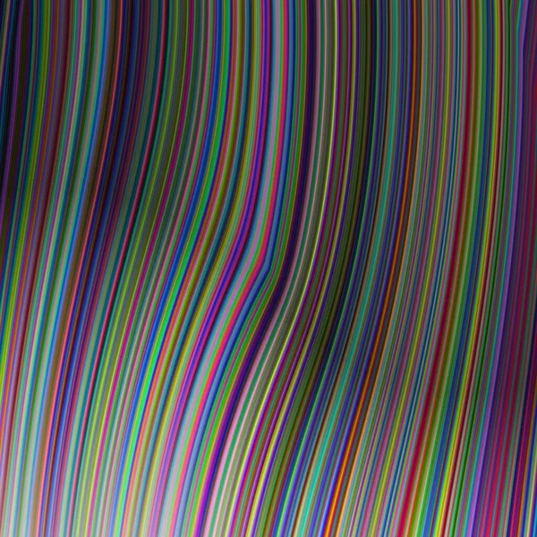 Линии Тёмного Спектра Волнах Цифровая Абстракция — стоковое фото