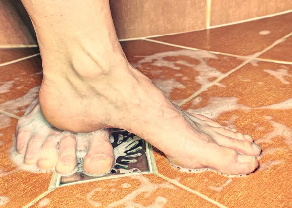 Bare Feet In Shower Bare Feet In Shower
