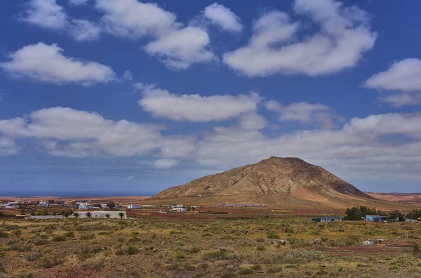 Landscape on fuerteventura island on the Canary Islands,Spain — стокове фото