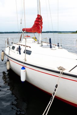 Plateliai Litvanya 08: 24 2020 Yarmouth Eski Gaffers Festivali 'nde klasik yatlar