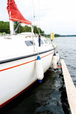 Plateliai Litvanya 08: 24 2020 Yarmouth Eski Gaffers Festivali 'nde klasik yatlar