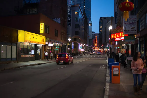 Boston Usa February 2018 People Visit Chinatown Boston Boston Chinatown — Stock Photo, Image