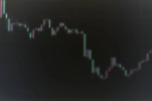 Economic Graph Diagrams Stock Market Business Financial Concepts Dark Background — Stock Photo, Image
