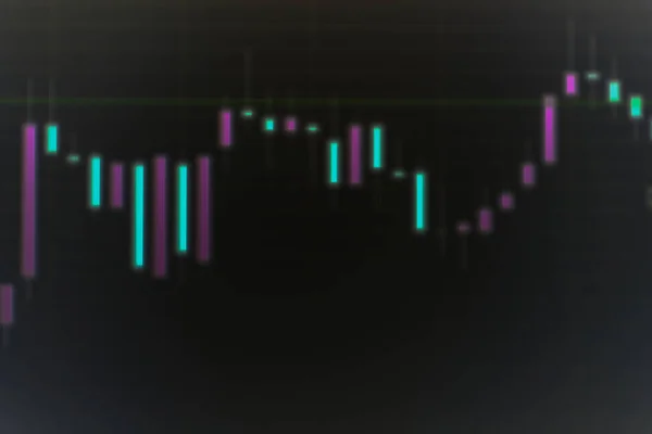 Gráficos Econômicos Diagramas Mercado Ações Para Negócios Conceitos Financeiros — Fotografia de Stock
