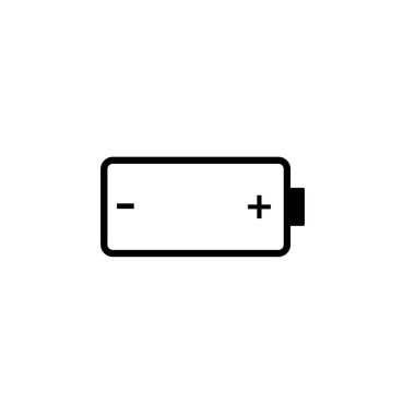 Pil simgesi illüstrasyon