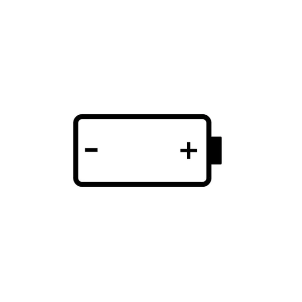 Illustration zum Batterie-Symbol — Stockvektor