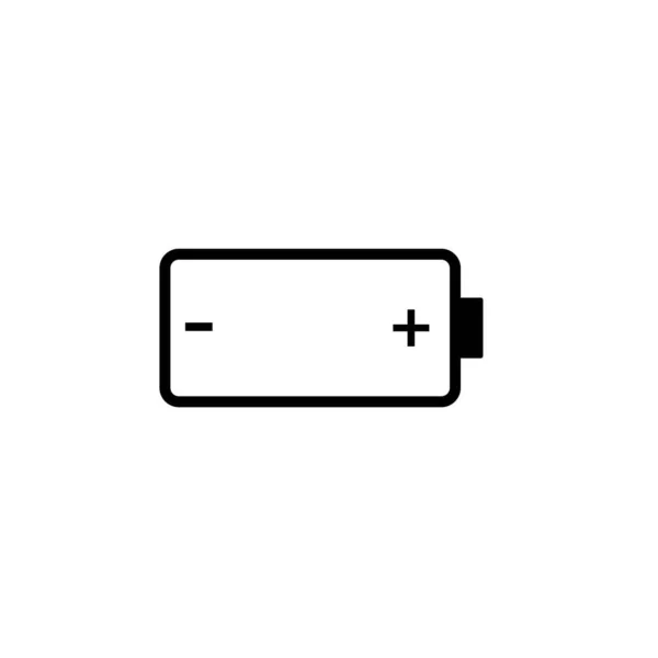 Batteri ikon illustration — Stock vektor