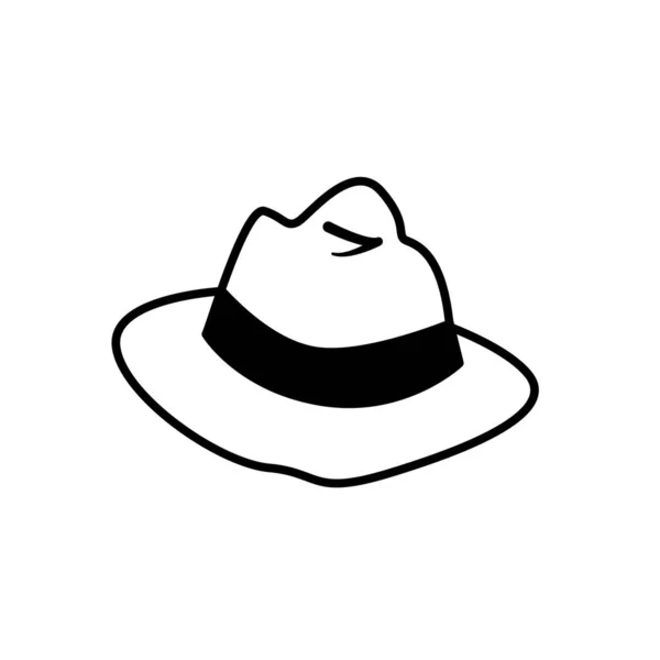 Cowboy hoed pictogram — Stockvector